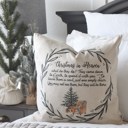  Christmas In Heaven, Holiday Remembrance Pillow, Grief Christmas Pillow, Remembrance Chair
