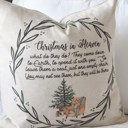  Christmas In Heaven, Holiday Remembrance Pillow, Grief Christmas Pillow, Remembrance Chair