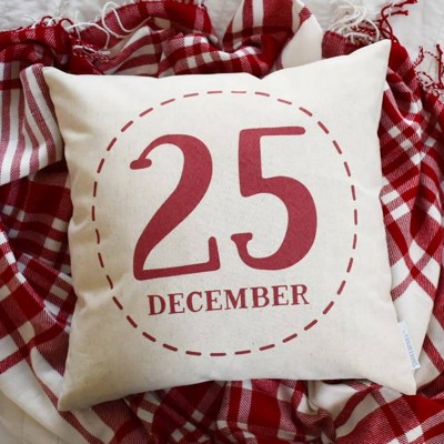 Christmas Pillow Cover Merry Christmas Pillow Christmas Decor Vintage Christmas December 25 Christmas Pillow