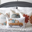  Sale Fall Truck Pillows Truck Pillow Cover Pumpkin Pillow Cover Autumn Pillow Cover Fall Pillow Cover 12X20