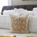  Thankful Grateful Blessed Fall Pillow Cover Fall Decor Fall Pillow Be Thankful Thanksgiving Pillow