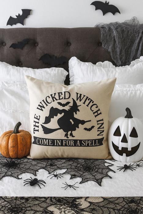 Wicked Witch Halloween Pillow Cover
