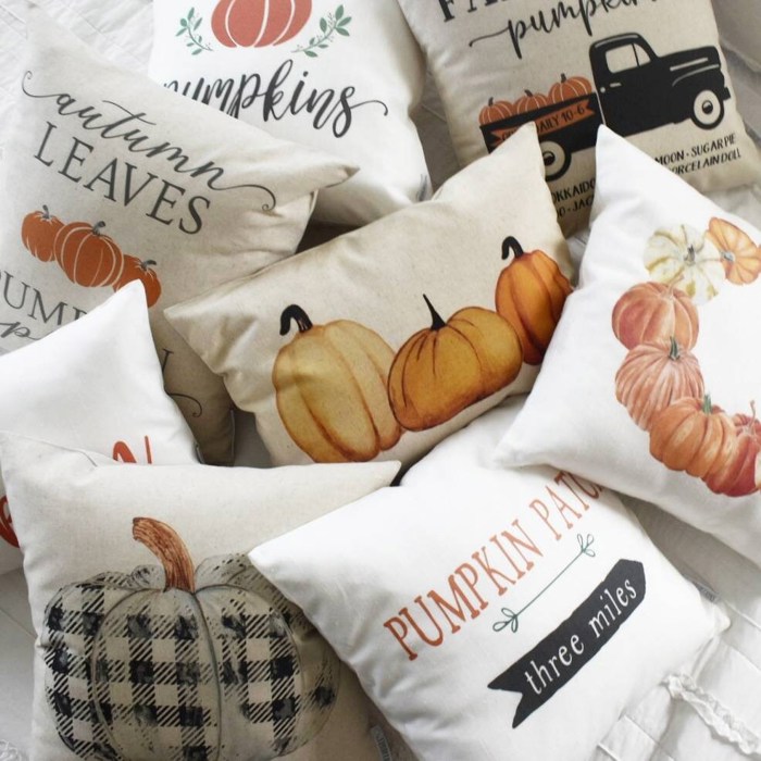 Fall Pillow Cover Plaid Pumpkin Fall Plaid Decor Fall Pillow Pumpkin Pillow Black And White Plaid Buffalo Plaid Fall