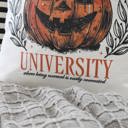  Halloweentown University Pillow Cover | Vintage Pumpkin Halloween Throw Pillow | Spooky Fall Farmhouse Cushion | Halloween Movie Home Decor