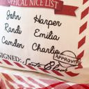  Santa's Official Nice List, Christmas Gift, Christmas Pillow