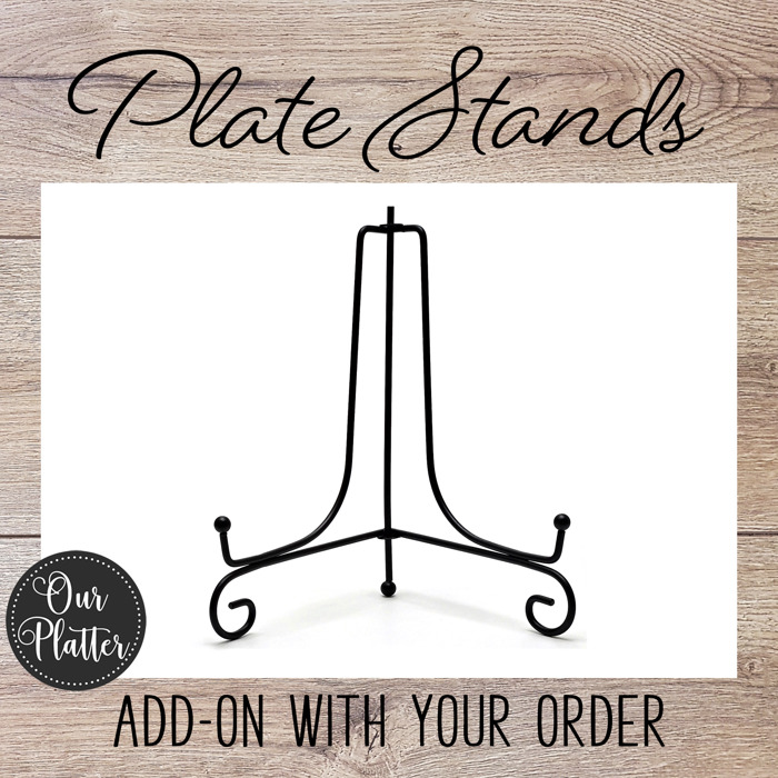 Large Script Custom Personalized Platter
