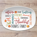  Fall Personalized Platters | Hostess Gifts, Family Celebrations, Thanksgiving Decor