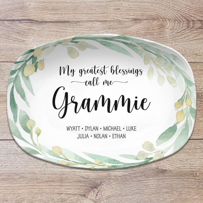 Personalized Platters for Mom & Grandma | My Greatest Blessings
