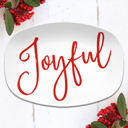  Large Script Custom Personalized Platter