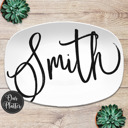  Large Script Custom Personalized Platter