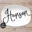 Platter Only Large Script Custom Personalized Platter