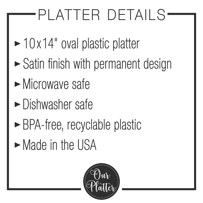 Custom Farmhouse Personalized Platter
