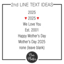  Personalized Cookie Plate – Favorite Cookie Crew – Perfect Batch – Gift for Mom, Grandma – Heart Sugar Cookies