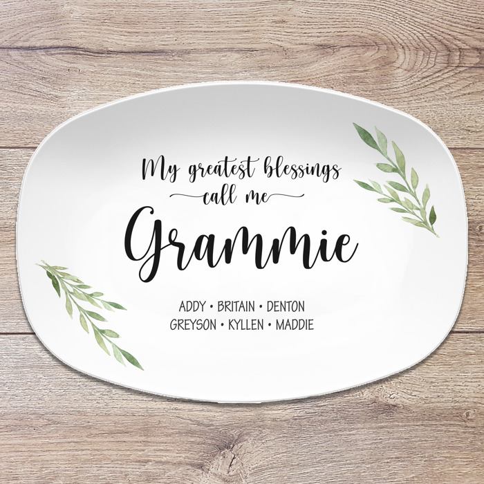 Personalized Platters for Mom & Grandma | My Greatest Blessings