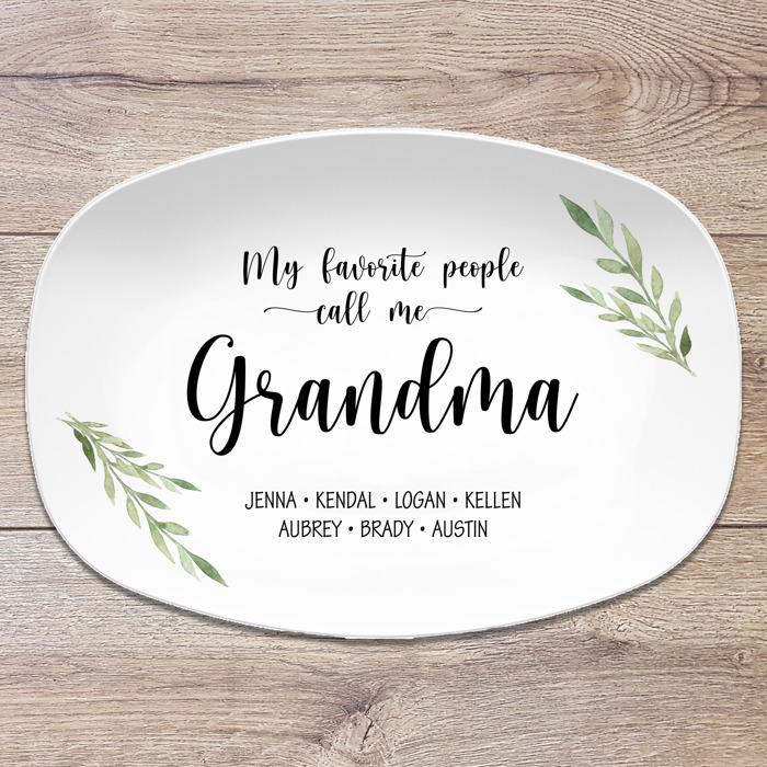 Personalized Platters for Mom & Grandma | My Greatest Blessings