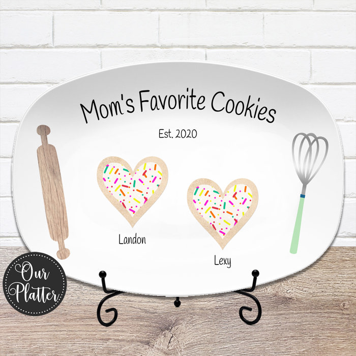 Personalized Cookie Plate | Perfect Batch |  Cookie Crew | Gift for Nana, Mom, or Grandma with Kids’ Names