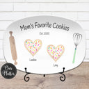  Personalized Cookie Plate | Perfect Batch |  Cookie Crew | Gift for Nana, Mom, or Grandma with Kids’ Names