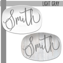  Large Script Custom Personalized Platter