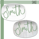  Large Script Custom Personalized Platter