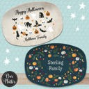  Fall Halloween Personalized Platters | Custom Fall Hosting Decor Serving Tray