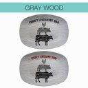  BBQ Grilling Serving Platter | Butcher Cuts - Cow Pig Chicken | Made in the USA