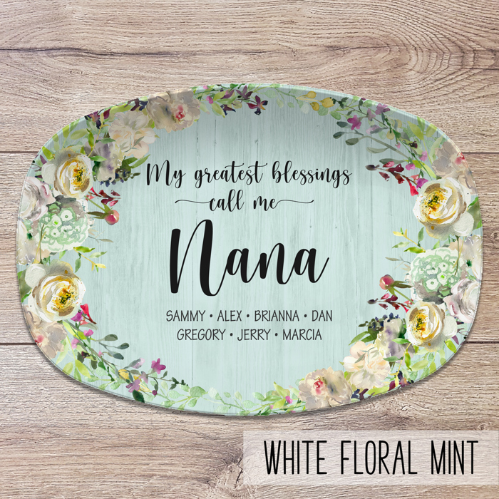 Personalized Platters for Mom & Grandma | My Greatest Blessings