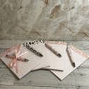  pad and pen set gift coquette pad and pad set, cow pattern pad and pen set, bookish pad and pen set, flower pad and pen set, office supply gift coworker gift, best friend stationary gift