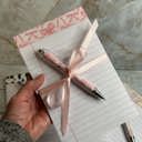  pad and pen set gift coquette pad and pad set, cow pattern pad and pen set, bookish pad and pen set, flower pad and pen set, office supply gift coworker gift, best friend stationary gift