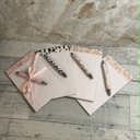  pad and pen set gift coquette pad and pad set, cow pattern pad and pen set, bookish pad and pen set, flower pad and pen set, office supply gift coworker gift, best friend stationary gift