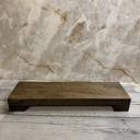  Wood Long Riser Centerpiece for table, soap dispenser holder