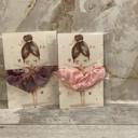  Stocking stuffer girl hair Scrunchie ballerina scrunchie holder gift card party favor for girl birthday party