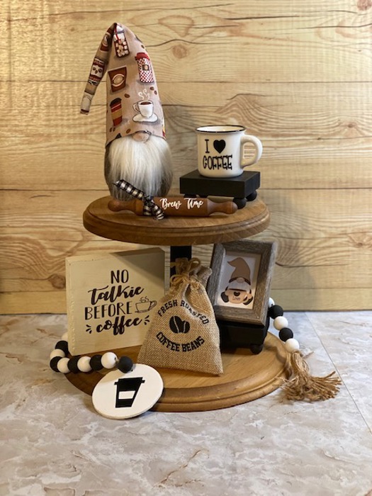 Mini tier tray riser sets