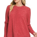 Red Small Zenana Everything Fall Sweater-MULTIPLE COLORS