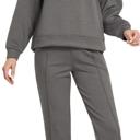 XL Gray Zenana Half Zip Jogger Set-MULTIPLE COLORS