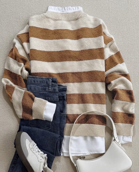 Gorgeous Fall Striped Cardigan