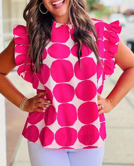 Pink Dot Blouse