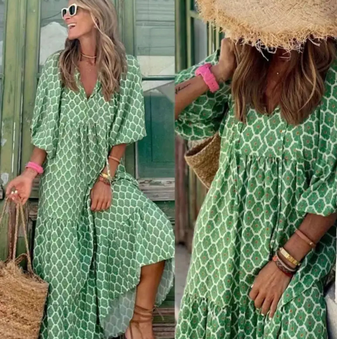 Chelsea Print Maxi Dress