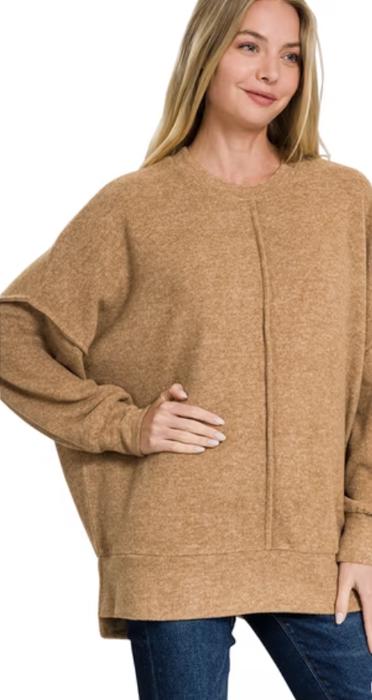 Zenana Everything Fall Sweater-MULTIPLE COLORS