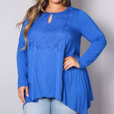 PLUS SIZE I Am Royalty Tunic