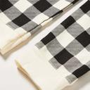  Cream and Black Plaid Family Matching Christmas Jumpsuits