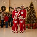  Festive Red Bear Family Matching Christmas Onesies