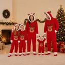 Festive Red Reindeer Family Matching Christmas Onesies