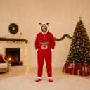  Festive Red Reindeer Family Matching Christmas Onesies