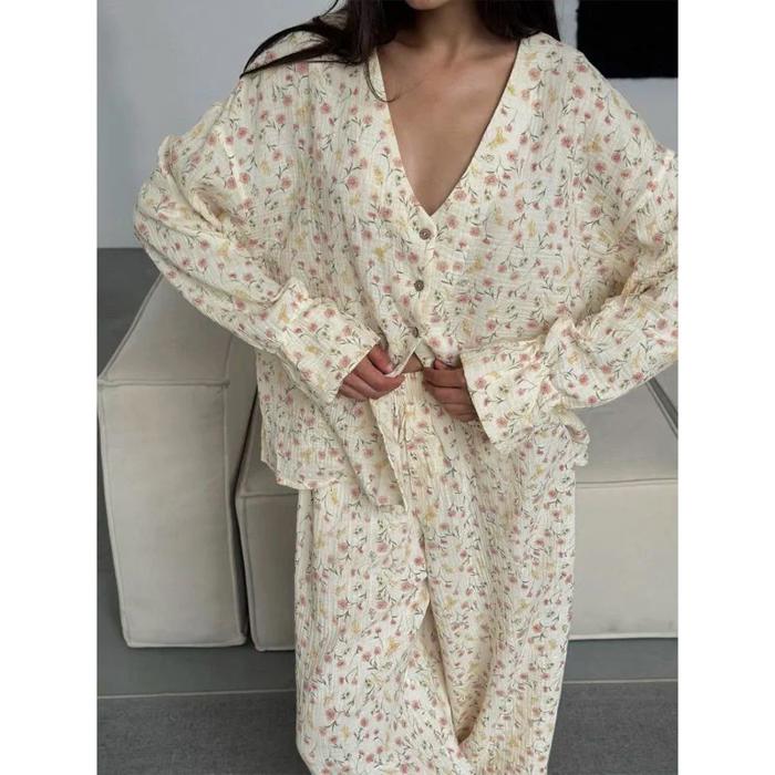 Floral Breeze Pajamas