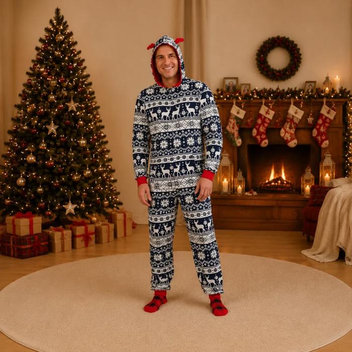Frosty Reindeer Family Matching Christmas Onesies