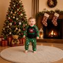  Holly Green Christmas Icons Family Matching Pyjamas
