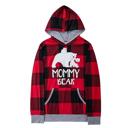  Hooded Plaid Bear Family Matching Christmas Pajamas
