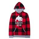  Hooded Plaid Bear Family Matching Christmas Pajamas