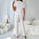  Laced Cherry Pajamas Set