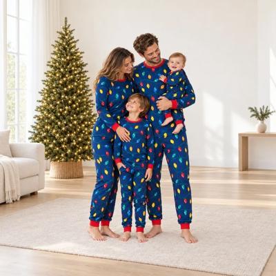 Lights Matching Family Christmas Pajamas